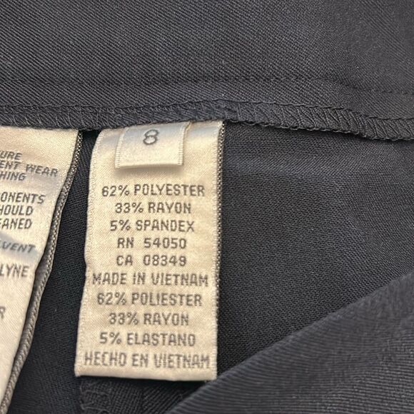 Jones New York Navy blue suit pants Size 8 New - Picture 6 of 7